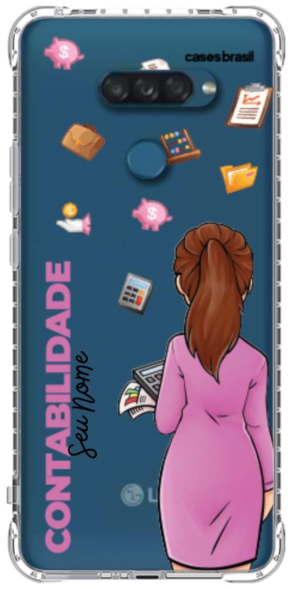 Capinha para Celular Contabilidade - Boneca Profissão