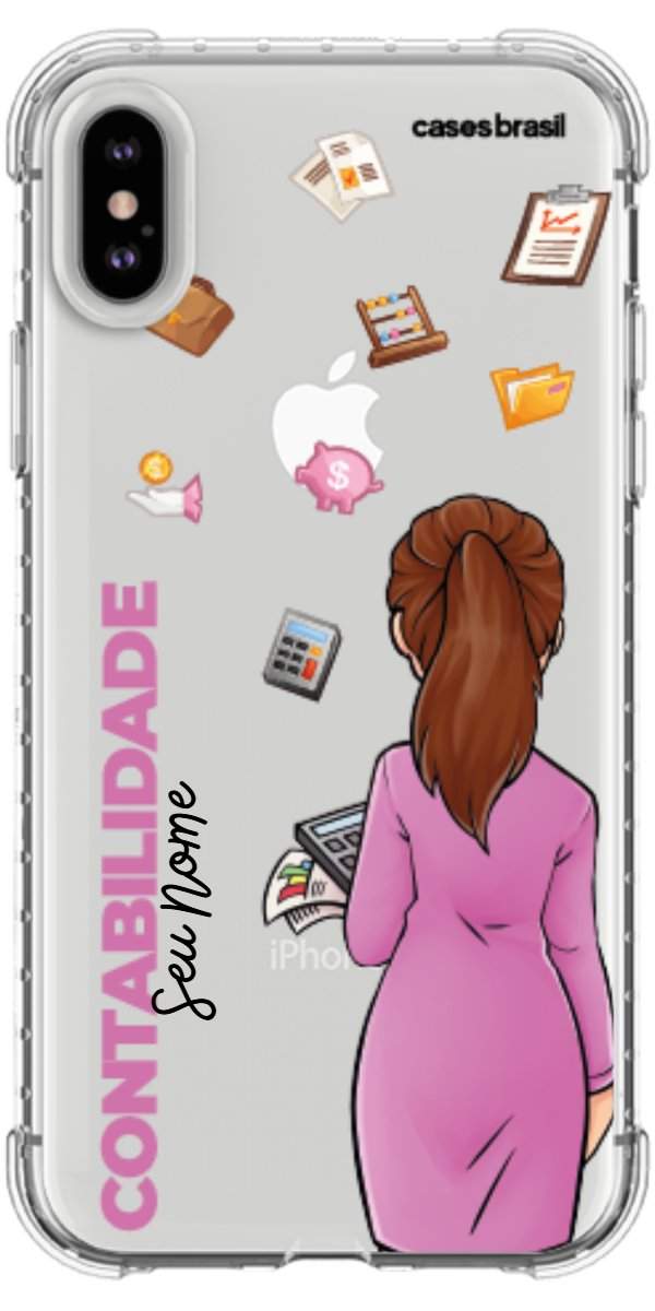 Capinha para Celular Contabilidade - Boneca Profissão