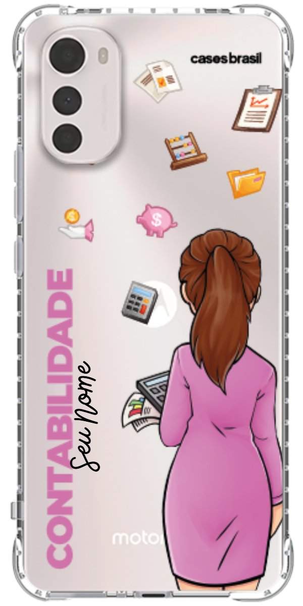 Capinha para Celular Contabilidade - Boneca Profissão