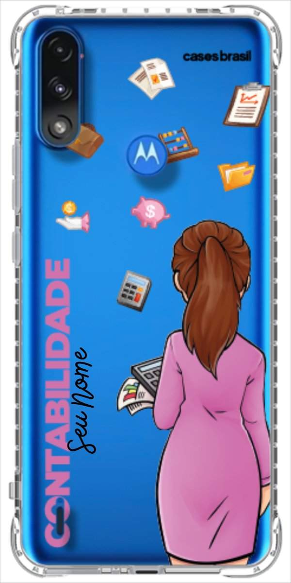 Capinha para Celular Contabilidade - Boneca Profissão