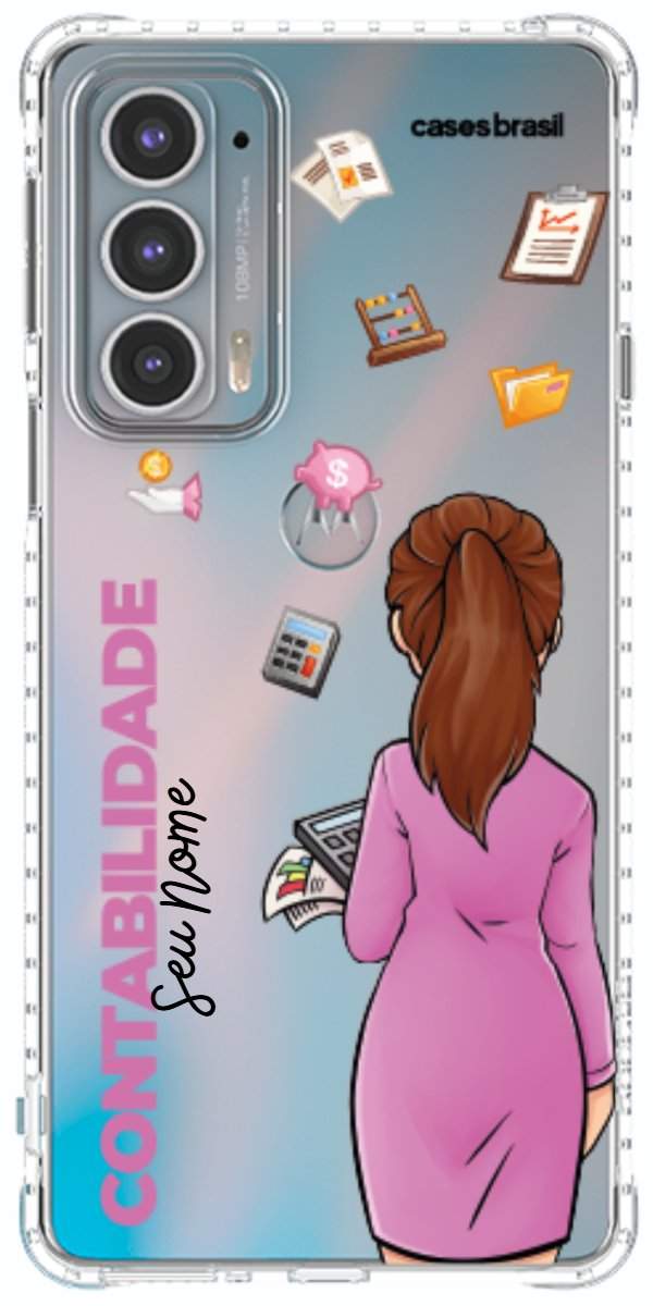 Capinha para Celular Contabilidade - Boneca Profissão