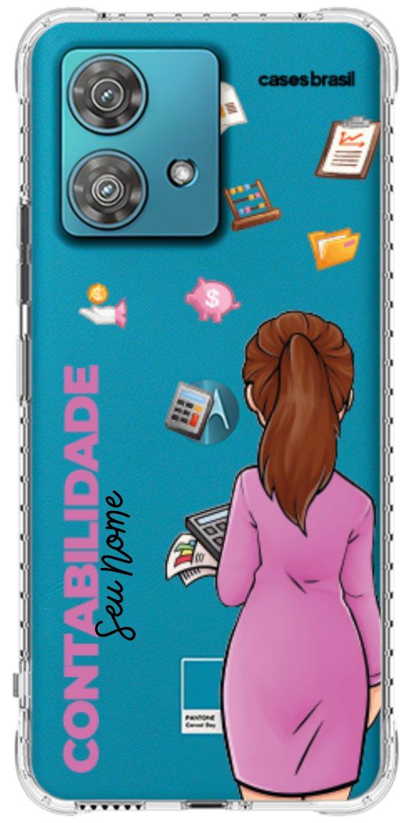 Capinha para Celular Contabilidade - Boneca Profissão