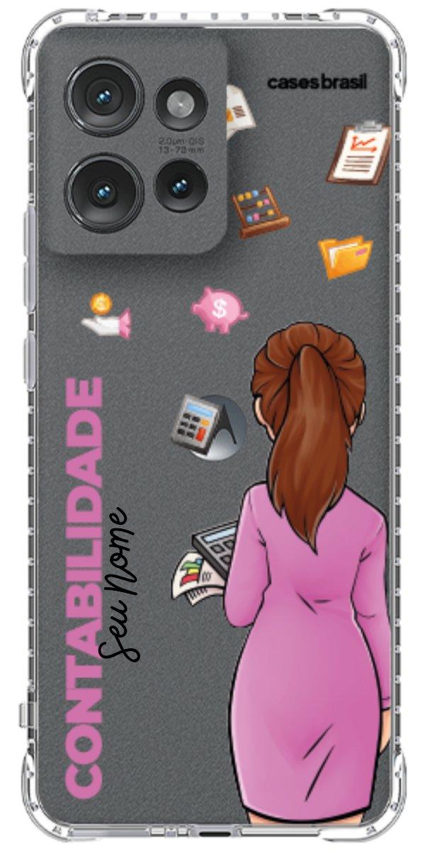 Capinha para Celular Contabilidade - Boneca Profissão