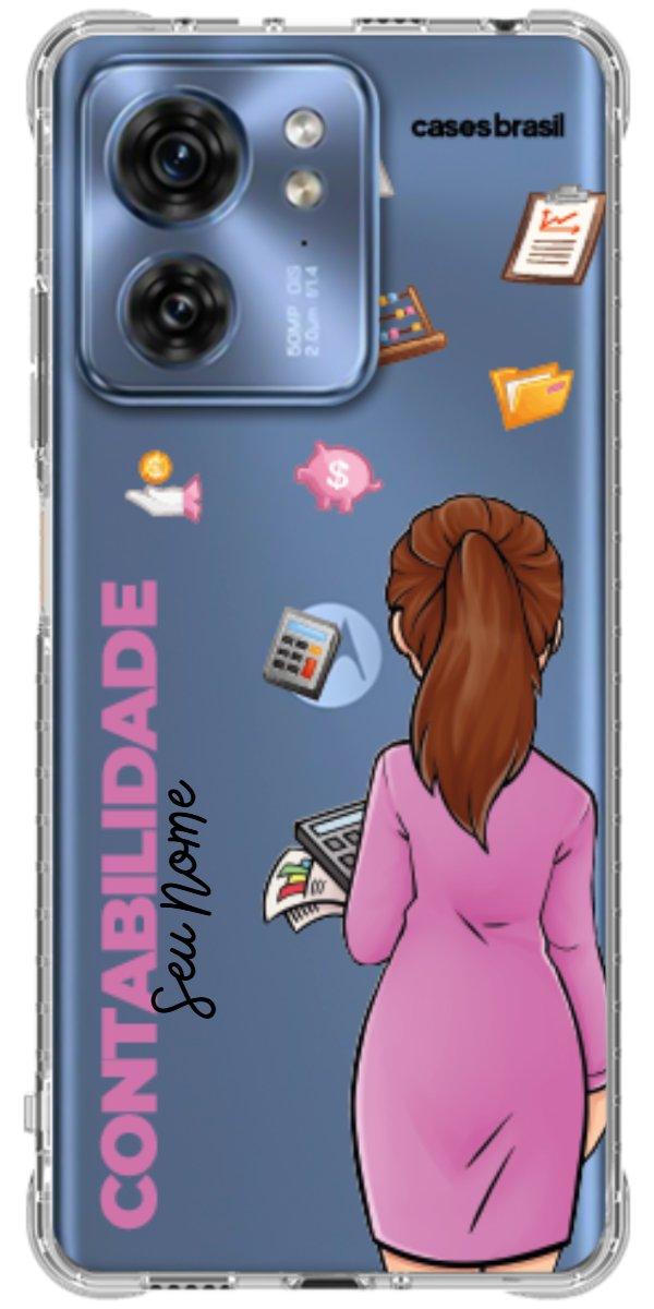 Capinha para Celular Contabilidade - Boneca Profissão