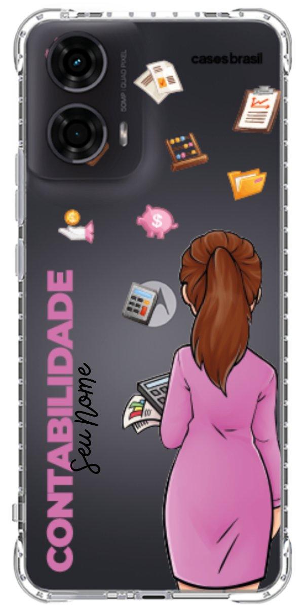 Capinha para Celular Contabilidade - Boneca Profissão