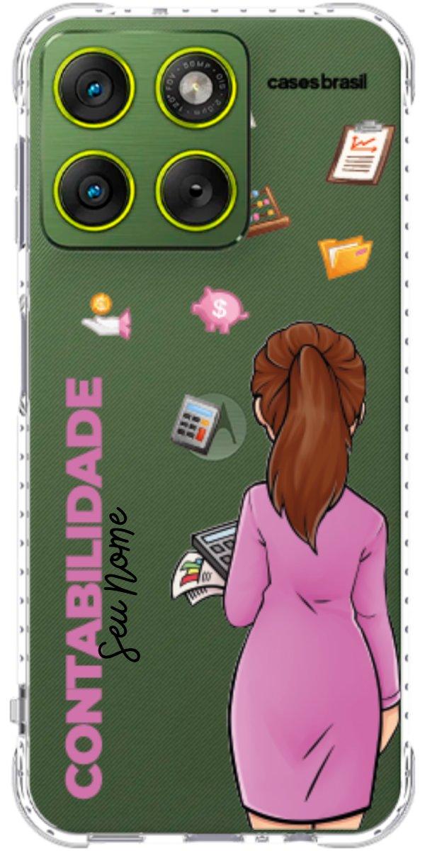 Capinha para Celular Contabilidade - Boneca Profissão
