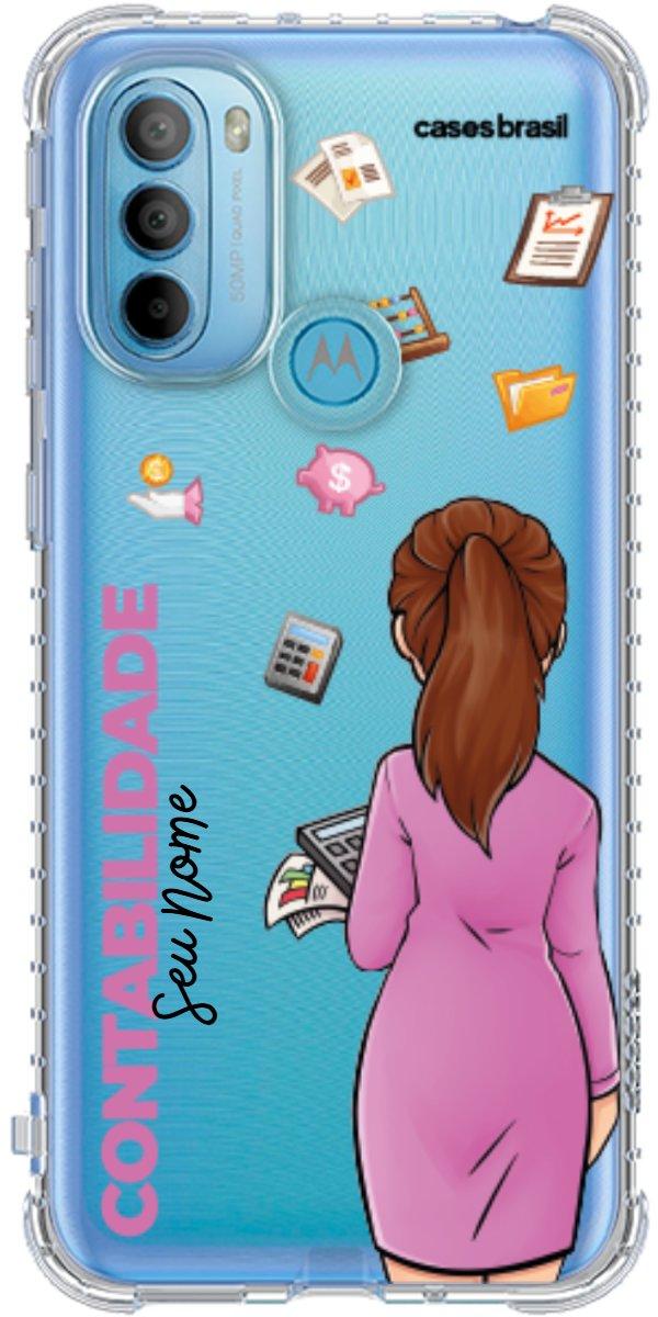 Capinha para Celular Contabilidade - Boneca Profissão