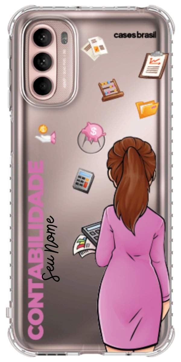 Capinha para Celular Contabilidade - Boneca Profissão
