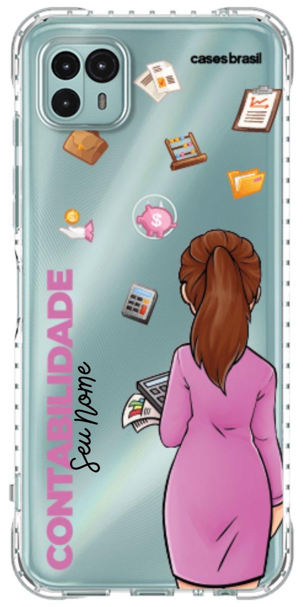 Capinha para Celular Contabilidade - Boneca Profissão