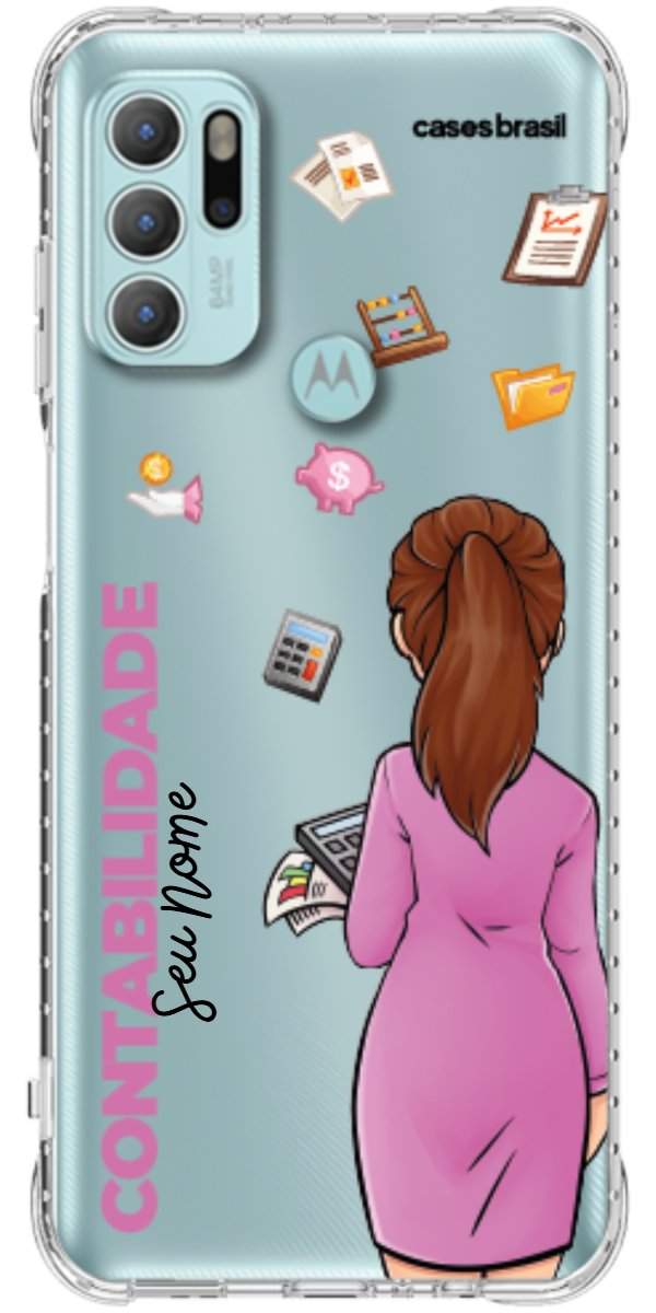 Capinha para Celular Contabilidade - Boneca Profissão