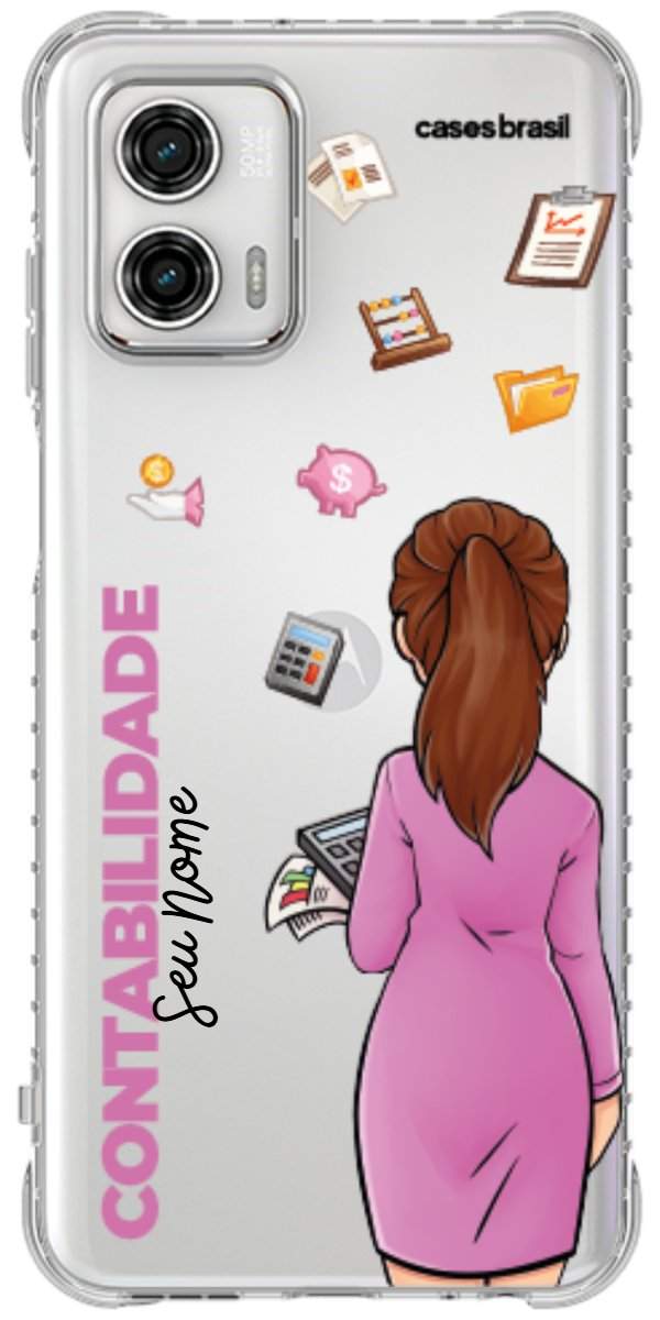 Capinha para Celular Contabilidade - Boneca Profissão