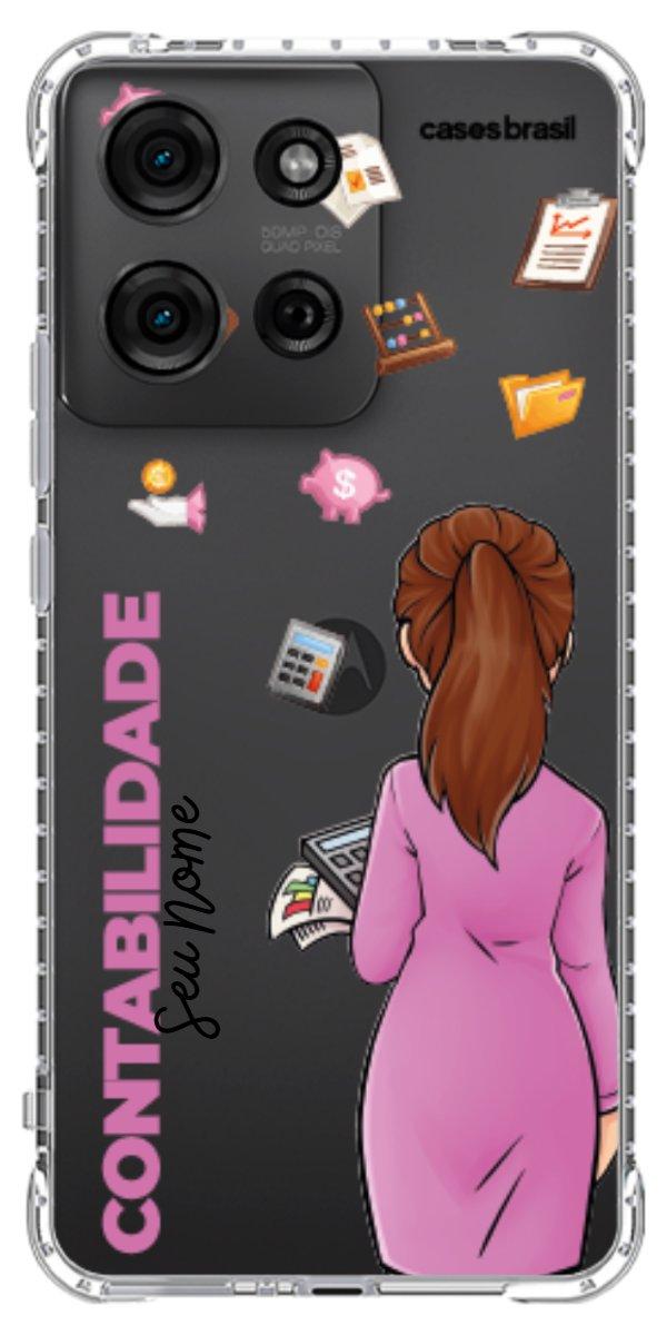 Capinha para Celular Contabilidade - Boneca Profissão
