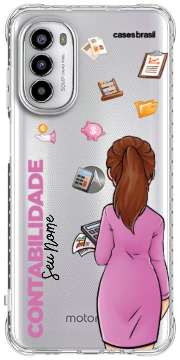 Capinha para Celular Contabilidade - Boneca Profissão