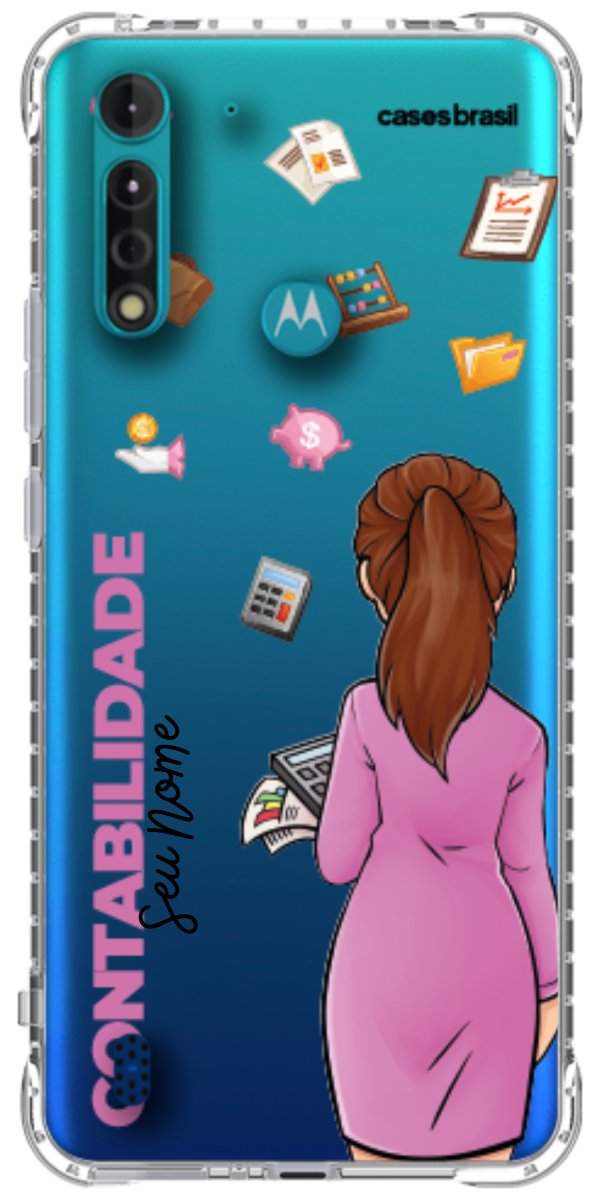 Capinha para Celular Contabilidade - Boneca Profissão