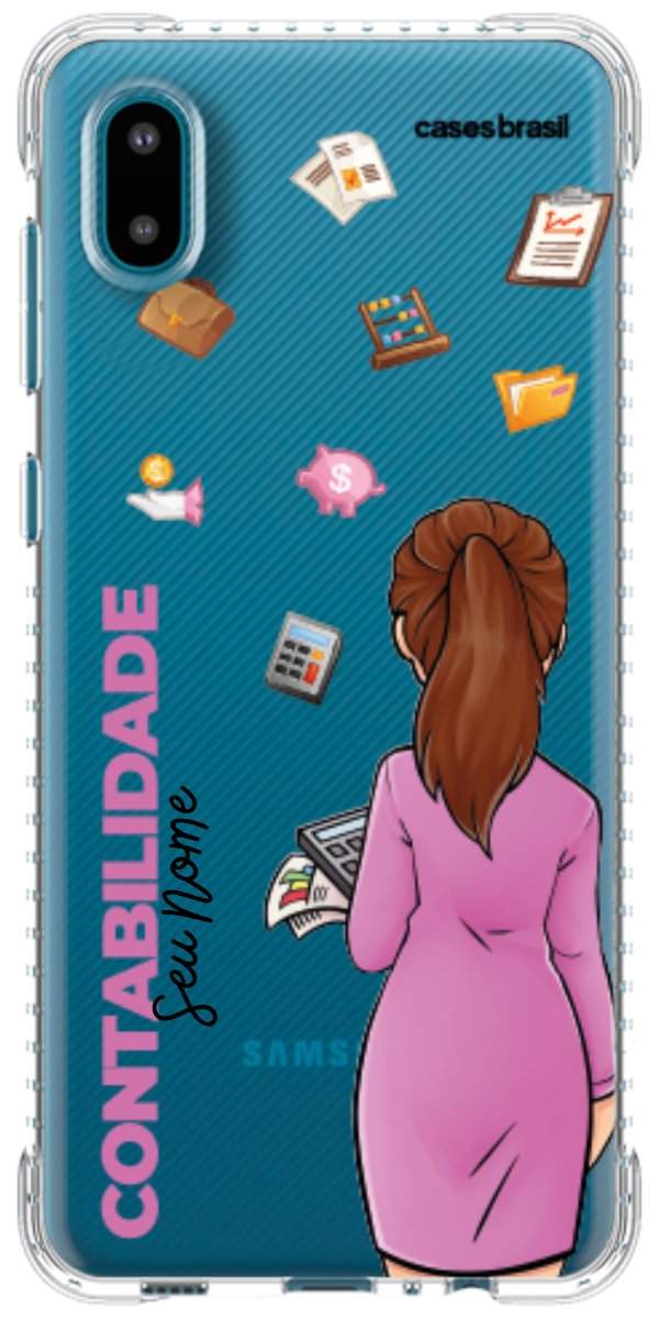 Capinha para Celular Contabilidade - Boneca Profissão