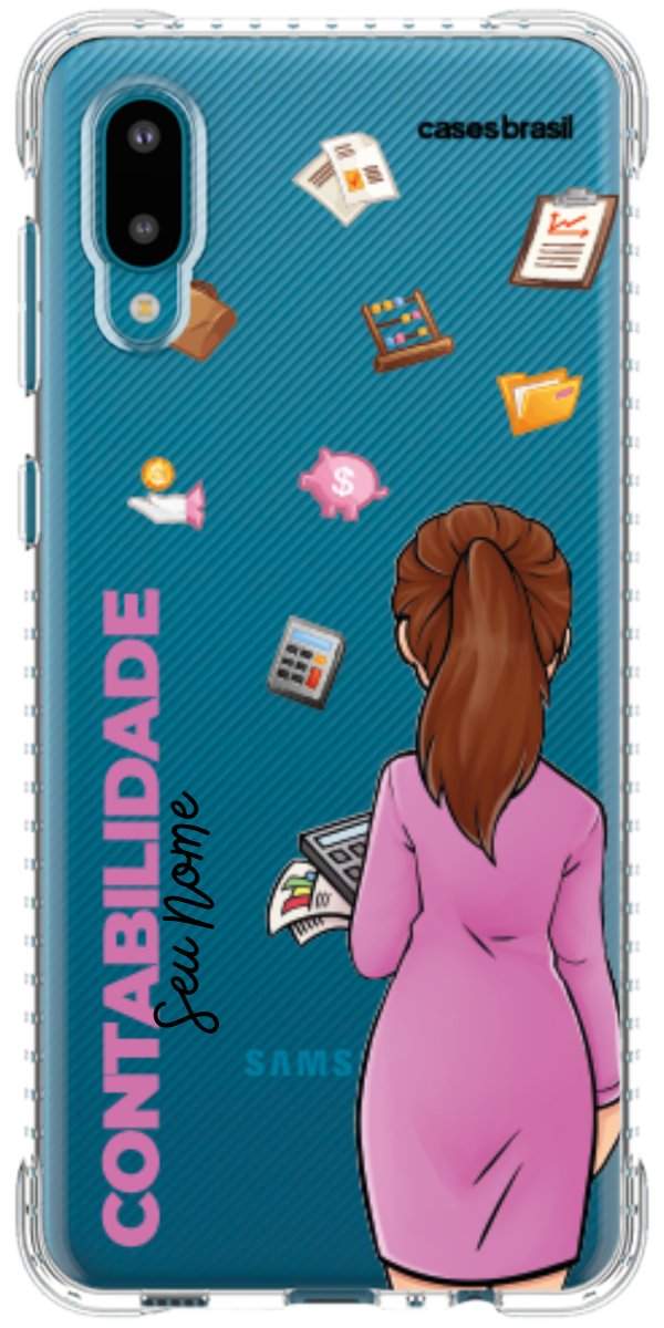 Capinha para Celular Contabilidade - Boneca Profissão