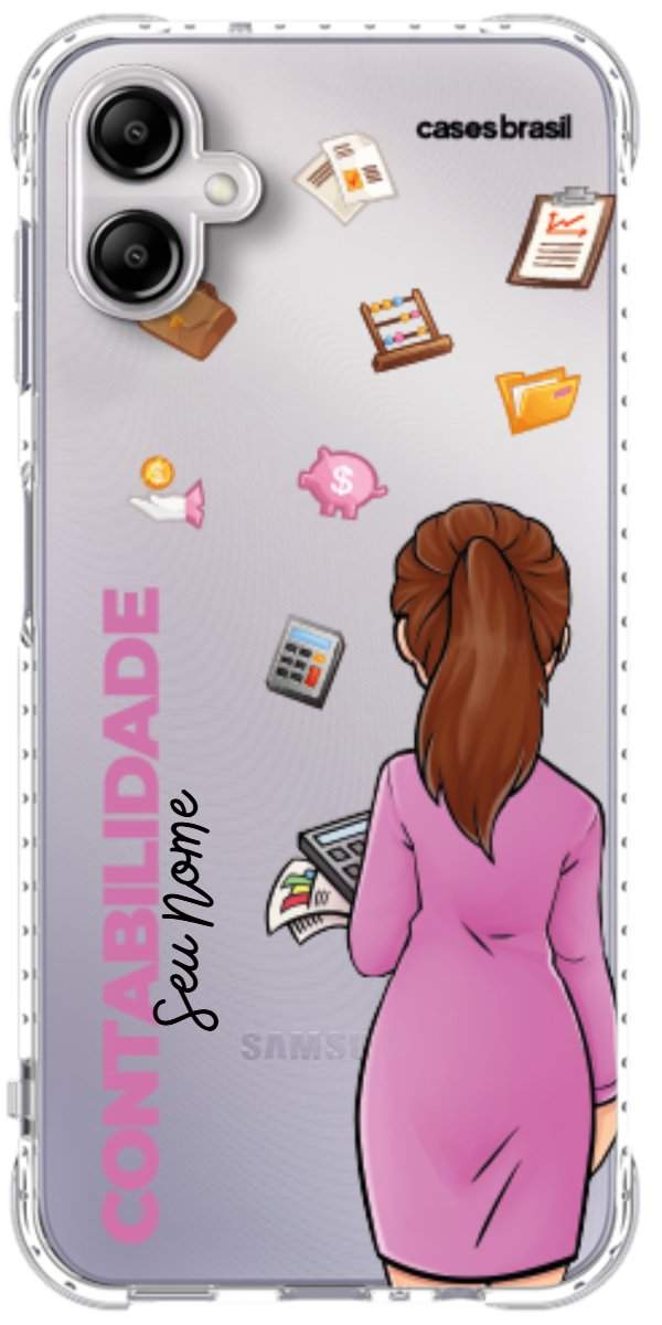 Capinha para Celular Contabilidade - Boneca Profissão