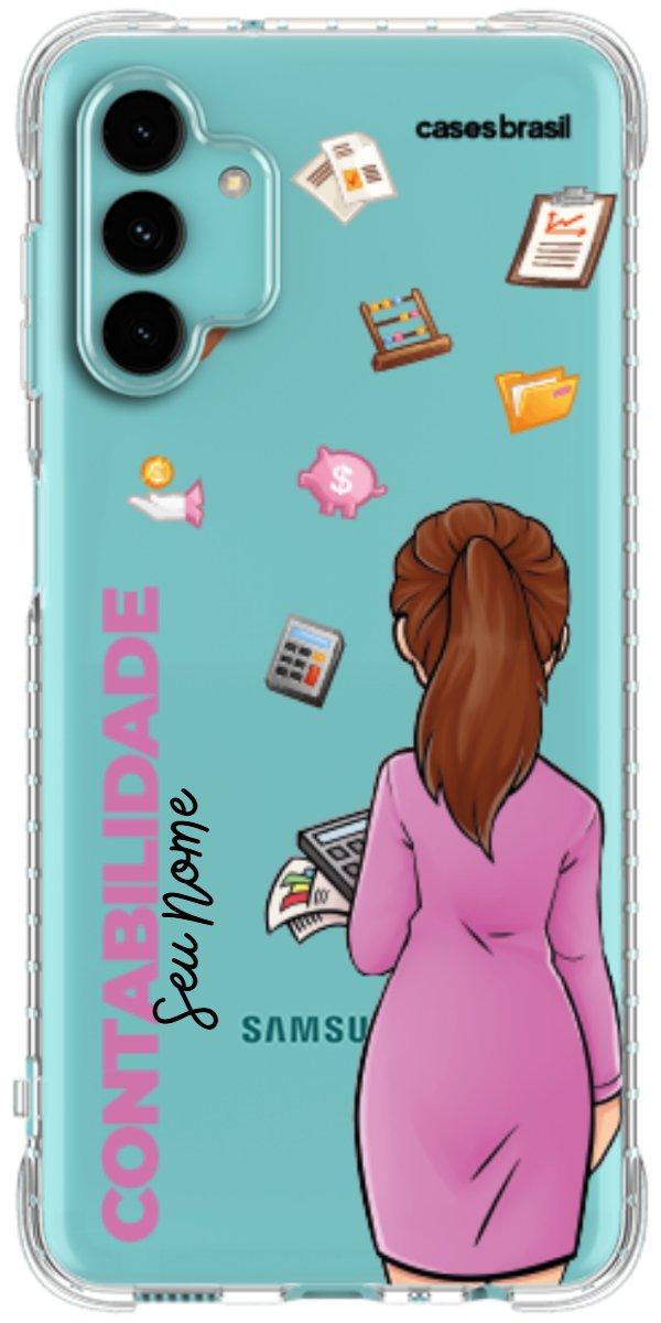 Capinha para Celular Contabilidade - Boneca Profissão