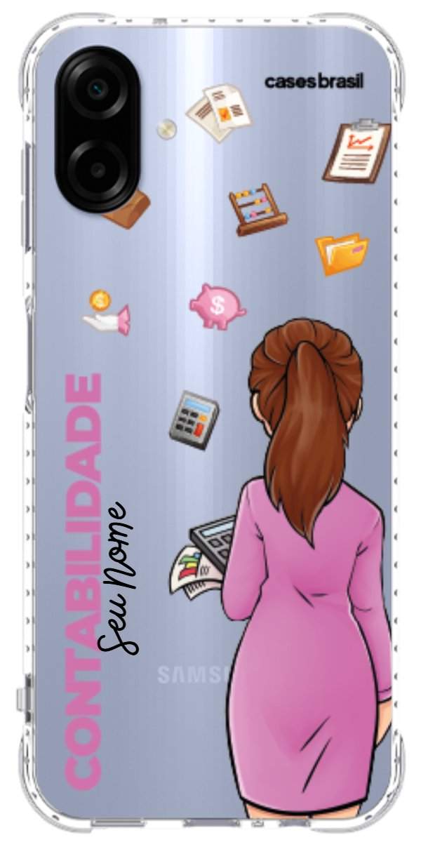 Capinha para Celular Contabilidade - Boneca Profissão