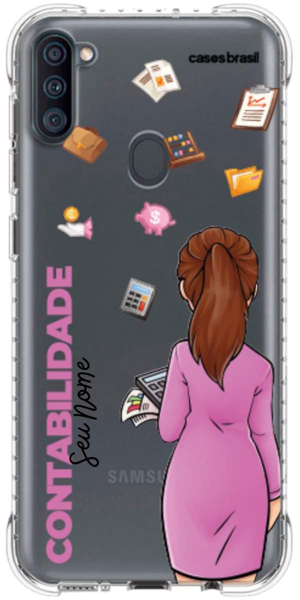 Capinha para Celular Contabilidade - Boneca Profissão