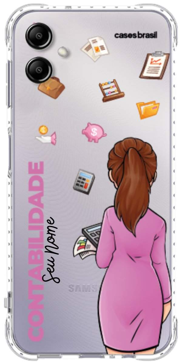 Capinha para Celular Contabilidade - Boneca Profissão