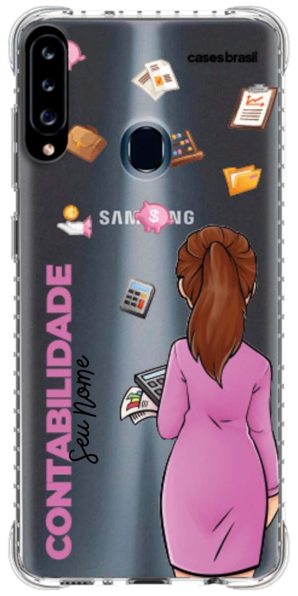 Capinha para Celular Contabilidade - Boneca Profissão