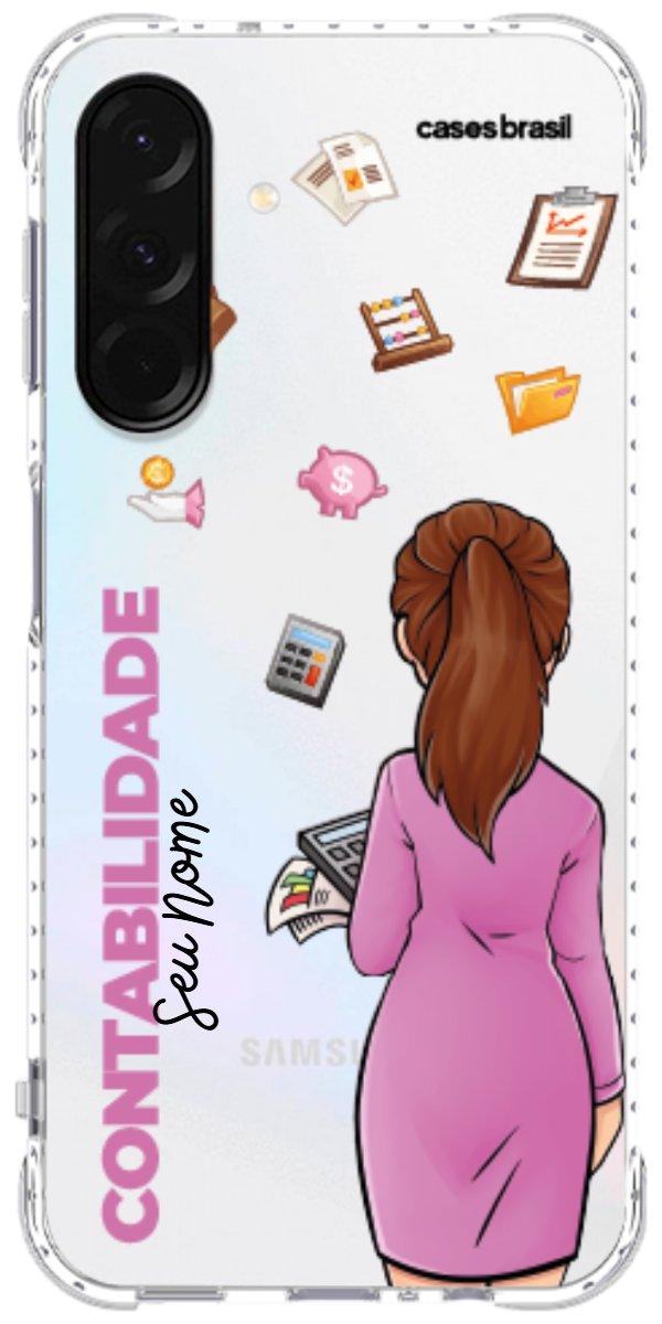 Capinha para Celular Contabilidade - Boneca Profissão