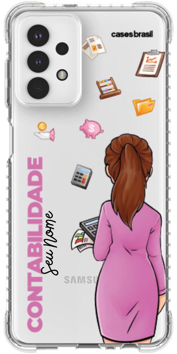 Capinha para Celular Contabilidade - Boneca Profissão