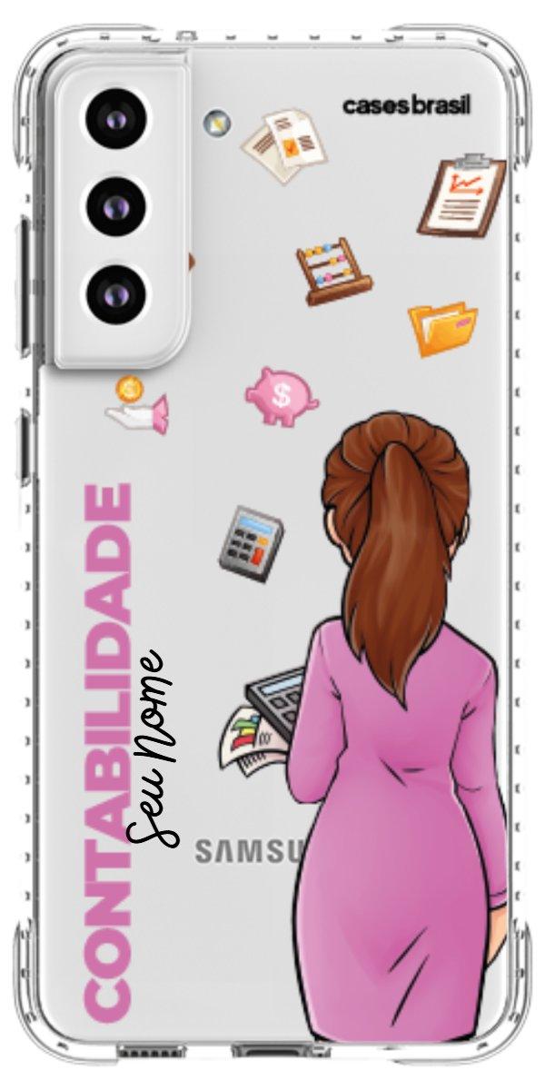 Capinha para Celular Contabilidade - Boneca Profissão