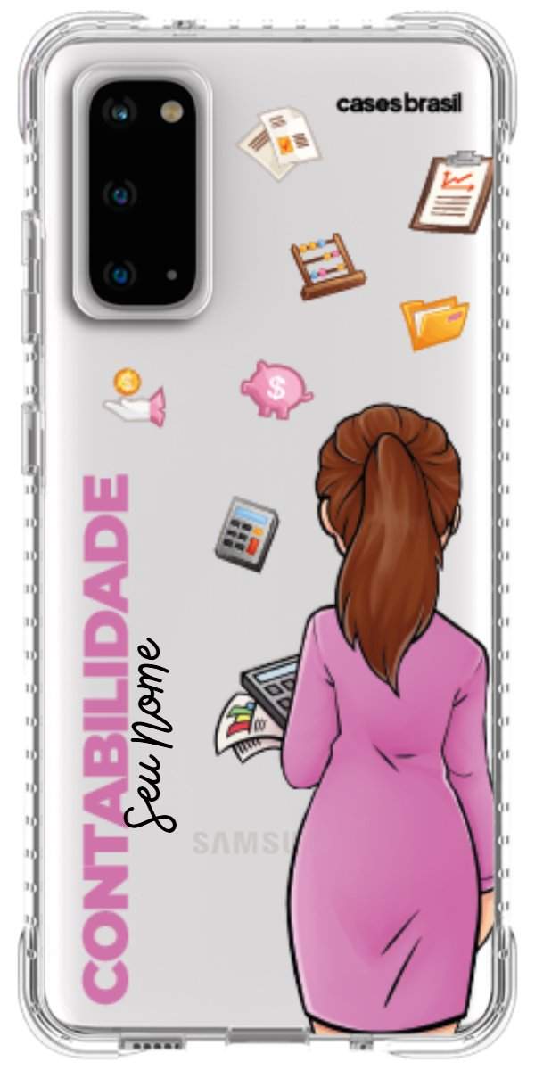 Capinha para Celular Contabilidade - Boneca Profissão