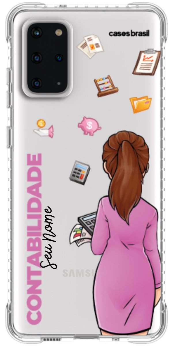 Capinha para Celular Contabilidade - Boneca Profissão