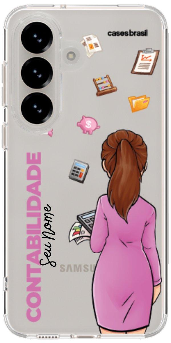 Capinha para Celular Contabilidade - Boneca Profissão