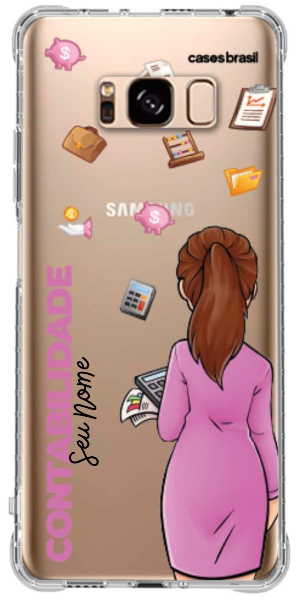 Capinha para Celular Contabilidade - Boneca Profissão
