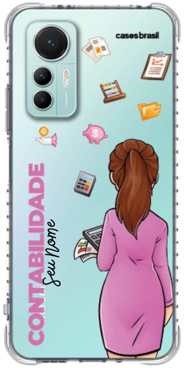 Capinha para Celular Contabilidade - Boneca Profissão