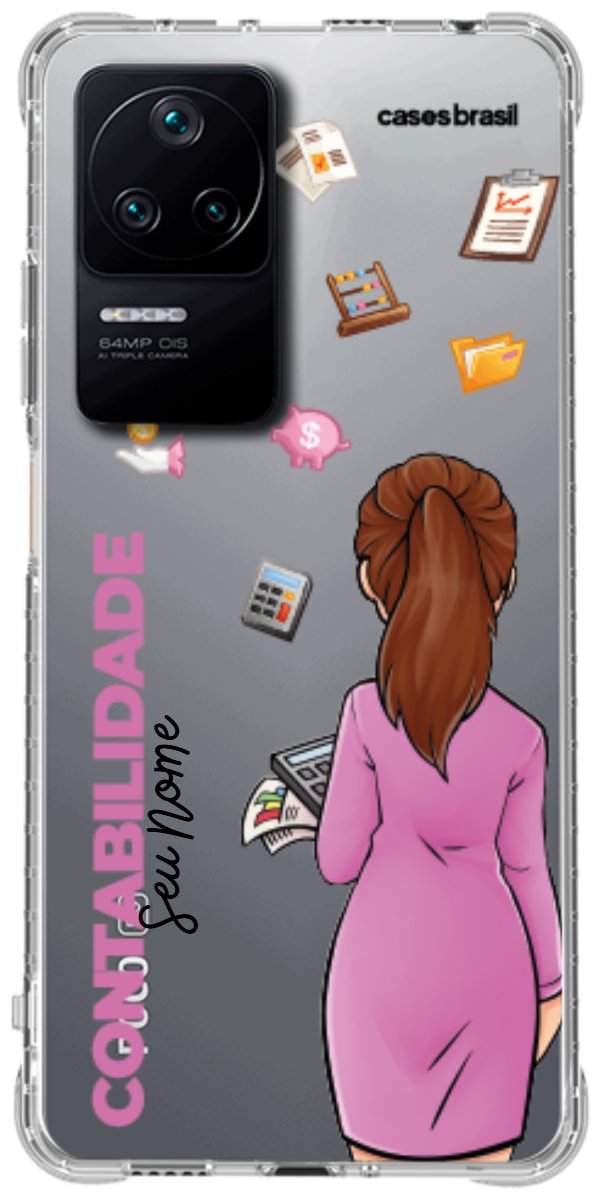 Capinha para Celular Contabilidade - Boneca Profissão