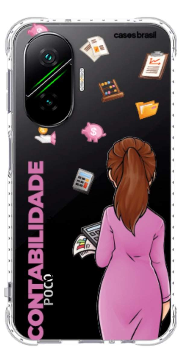 Capinha para Celular Contabilidade - Boneca Profissão