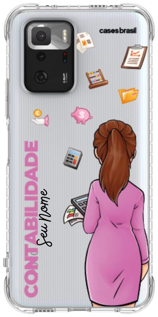 Capinha para Celular Contabilidade - Boneca Profissão