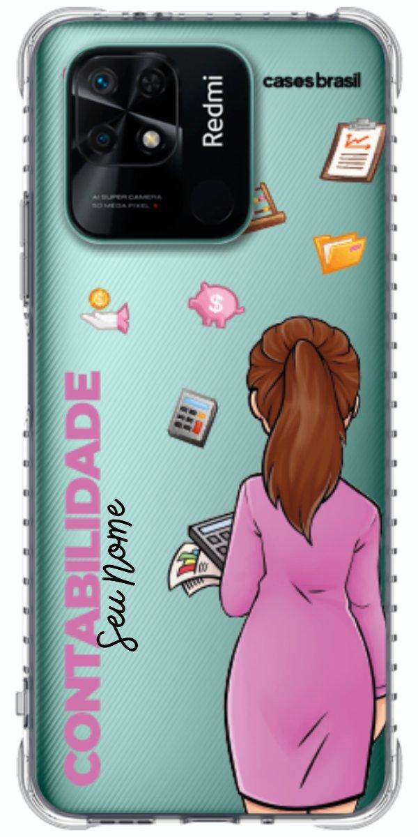 Capinha para Celular Contabilidade - Boneca Profissão