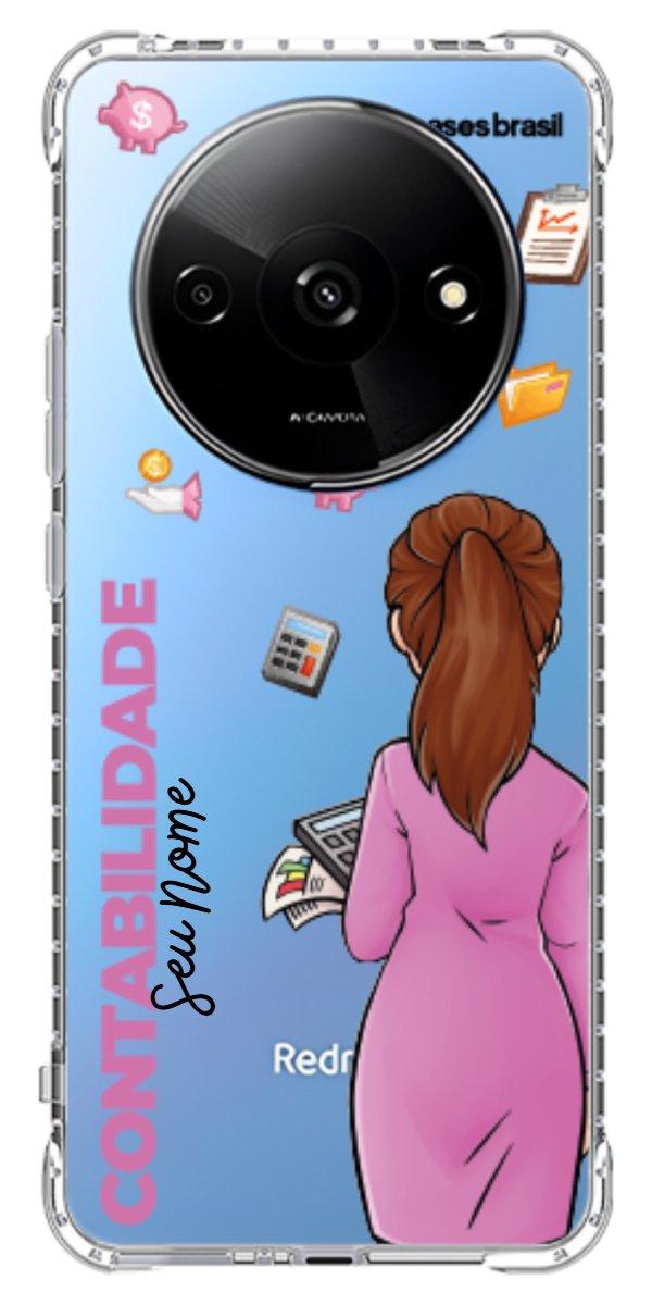 Capinha para Celular Contabilidade - Boneca Profissão