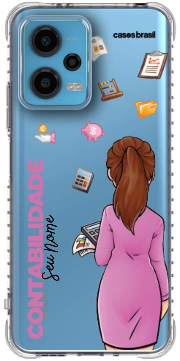 Capinha para Celular Contabilidade - Boneca Profissão