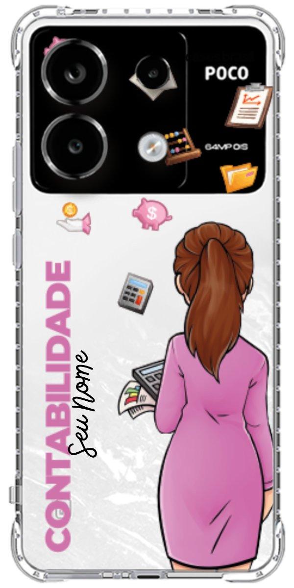 Capinha para Celular Contabilidade - Boneca Profissão