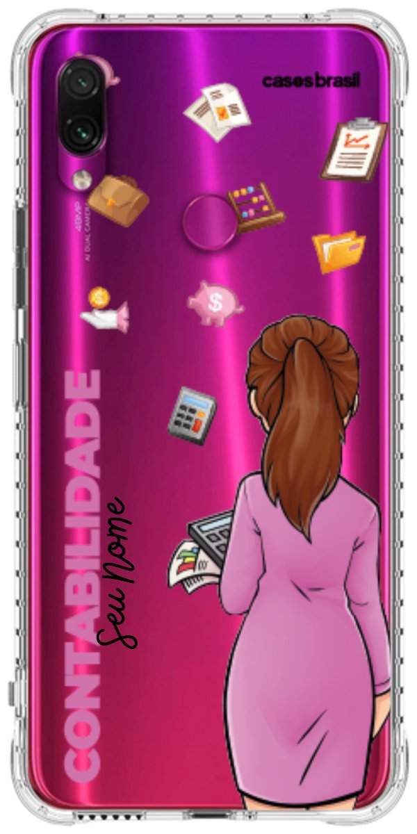 Capinha para Celular Contabilidade - Boneca Profissão