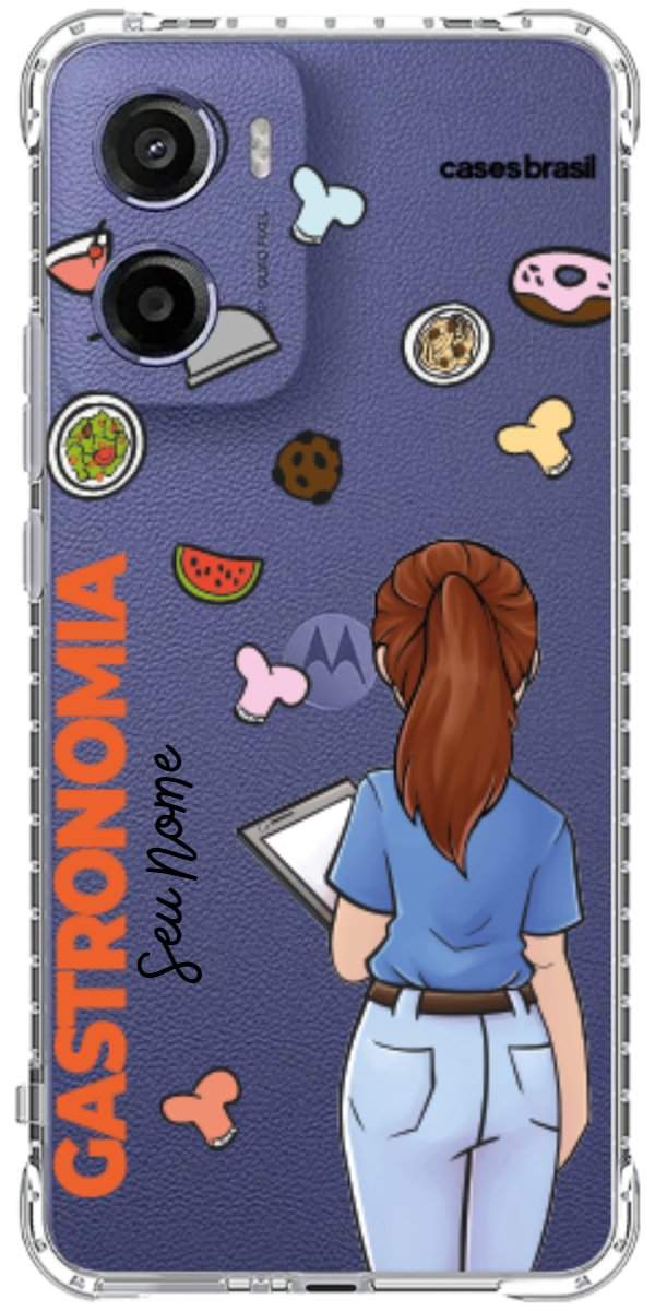 Capinha para celular Gastronomia - Profissão Com Nome