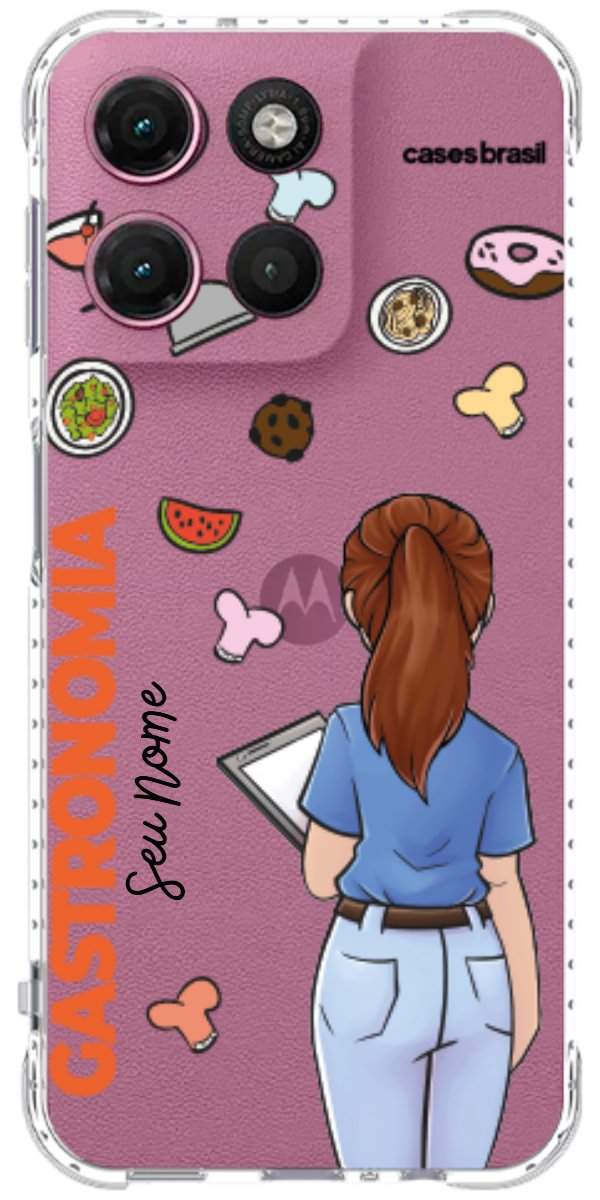 Capinha para celular Gastronomia - Profissão Com Nome