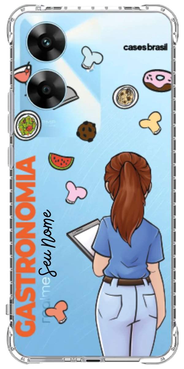Capinha para celular Gastronomia - Profissão Com Nome