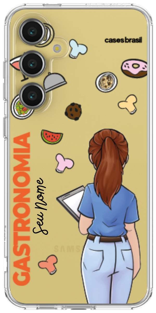 Capinha para celular Gastronomia - Profissão Com Nome
