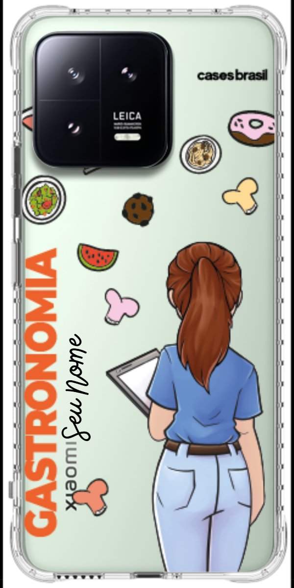 Capinha para celular Gastronomia - Profissão Com Nome