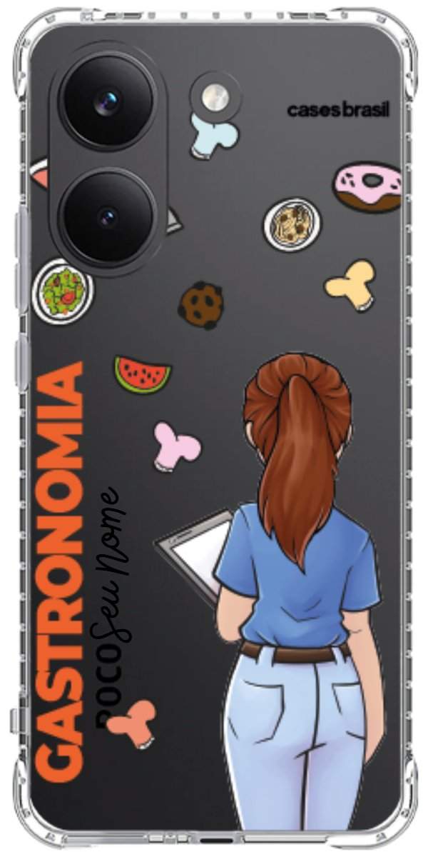 Capinha para celular Gastronomia - Profissão Com Nome