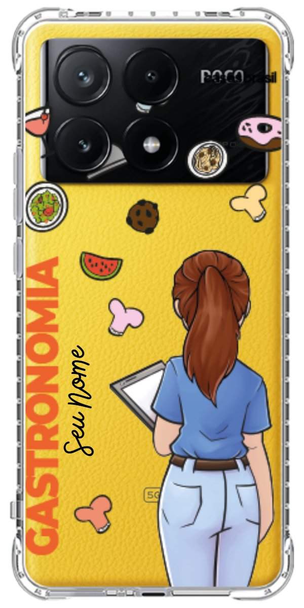 Capinha para celular Gastronomia - Profissão Com Nome
