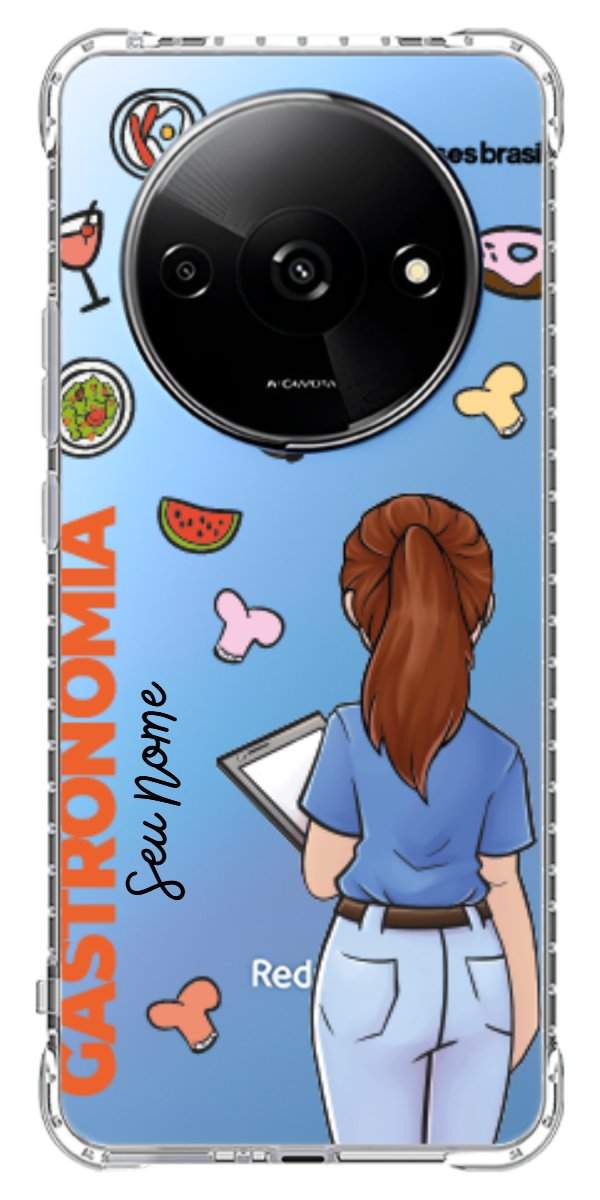 Capinha para celular Gastronomia - Profissão Com Nome